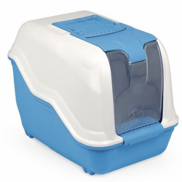 Mps 66x49x50 Cm Netta Maxi Filtreli Çift Açılır Kapalı Tuvalet | Kapalı Kedi Tuvaleti