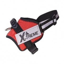 Small X-Treme Pro Göğüs Tasması Reflektörlü Kırmızı | Kedi Göğüs Tasması