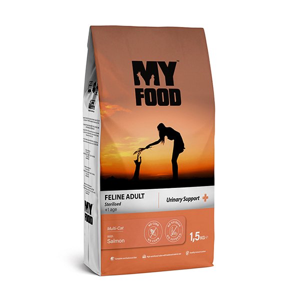 My Food 1,5 Kg Adult Sterilised Urinary Support Somonlu Kısırlaştırılmış Yetişkin | Kısırlaştırılmış Kedi Maması