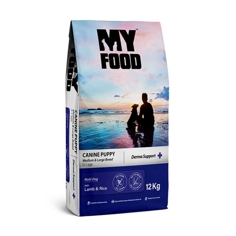 My Food 12 Kg Puppy Derma Support Kuzu ve Pirinçli Orta/Büyük Irk Yavru | Yavru Köpek Kuru Maması My Food 12 Kg Puppy Derma Support Kuzu ve Pirinçli Orta/Büyük Irk Yavru | Yavru Köpek Kuru Maması