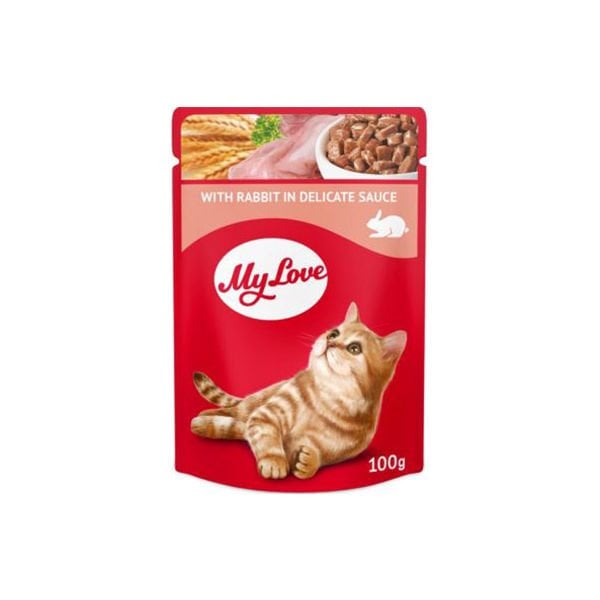 My Love 100 Gr Tavşan | Yetişkin Kedi Maması
