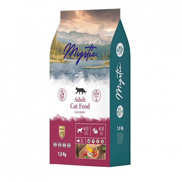 Mystic 1.5 Kg Gurme Az Tahıllı Yetişkin | Yetişkin Kuru Kedi Maması