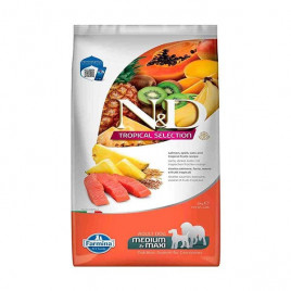 N&D 10 Kg Tropical Selection Medium Maxi Somon Kılçıksız Buğday ve Tropik Meyveler | Yetişkin Köpek Kuru Maması N&D 10 Kg Tropical Selection Medium Maxi Somon Kılçıksız Buğday ve Tropik Meyveler | Yetişkin Köpek Kuru Maması