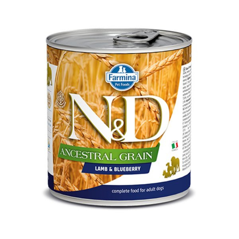 N&D 285 Gr Düşük Tahıllı Kuzu Etli ve Yaban Mersinli Konserve