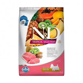 N&D 5 Kg Tropical Selection Mini Domuz Kılçıksız Buğday ve Tropik Meyveler | Yetişkin Köpek Kuru Maması