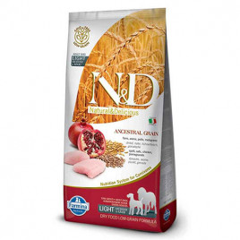N&D Ancestral Grain 12 Kg Medium Maxi Light Tavuk ve Nar | Köpek Diyet Light Kuru Mama N&D Ancestral Grain 12 Kg Medium Maxi Light Tavuk ve Nar | Köpek Diyet Light Kuru Mama