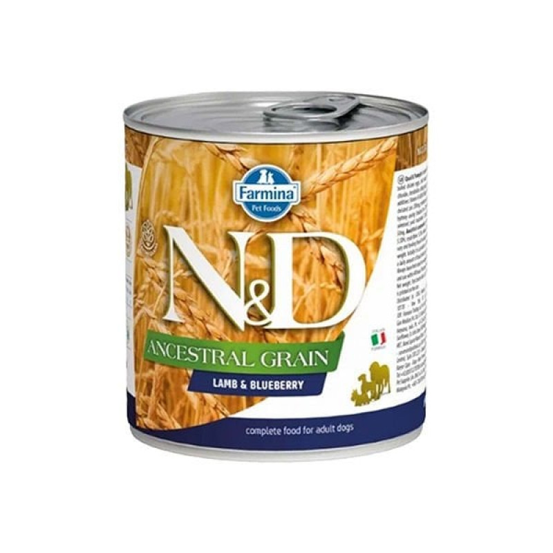 N&D Ancestral Grain 285 Gr Kuzu ve Yaban Mersini | Yetişkin Köpek Konserve Maması N&D Ancestral Grain 285 Gr Kuzu ve Yaban Mersini | Yetişkin Köpek Konserve Maması