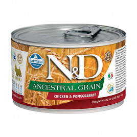 N&D Ancestral Grain 6 Adet Mini Tavuk ve Nar 140 Gr | Yetişkin Köpek Konserve Maması N&D Ancestral Grain 6 Adet Mini Tavuk ve Nar 140 Gr | Yetişkin Köpek Konserve Maması