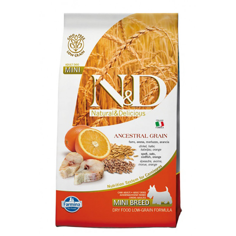 N&D Low 2,5 Kg Morina Balık & Portakal Küçük Irk | Yetişkin Köpek Kuru Maması N&D Low 2,5 Kg Morina Balık & Portakal Küçük Irk | Yetişkin Köpek Kuru Maması