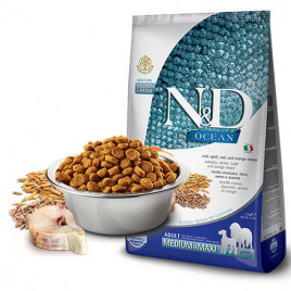 N&D Ocean 12 Kg Medium Maxi Morina Kılçıksız Buğday Yulaf ve Portakal | Yetişkin Köpek Kuru Maması N&D Ocean 12 Kg Medium Maxi Morina Kılçıksız Buğday Yulaf ve Portakal | Yetişkin Köpek Kuru Maması
