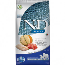 N&D Ocean 12 Kg Medium Maxi Somon Morina ve Kavun | Yetişkin Köpek Kuru Maması N&D Ocean 12 Kg Medium Maxi Somon Morina ve Kavun | Yetişkin Köpek Kuru Maması