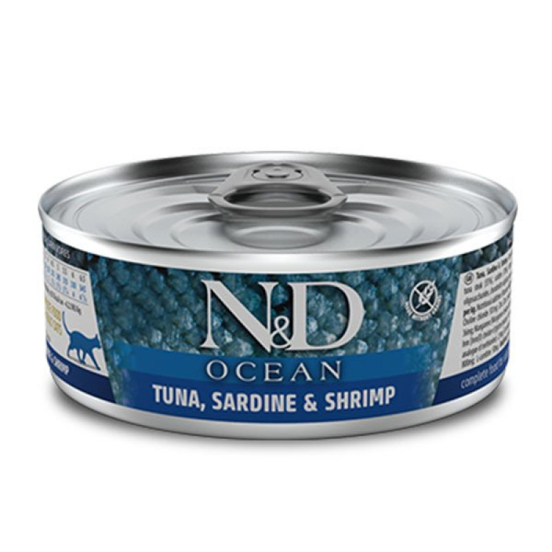 N&D Ocean 80 Gr Ton Sardalya ve Karides | Yetişkin Kedi Maması N&D Ocean 80 Gr Ton Sardalya ve Karides | Yetişkin Kedi Maması