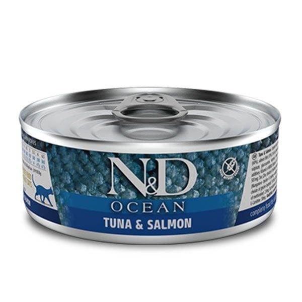 N&D Ocean 80 Gr Ton ve Somon | Balıklı Yaş Kedi Maması