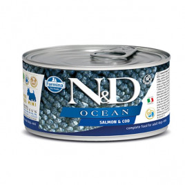 N&D Ocean Mini 140 Gr Alabalık ve Somon | Yetişkin Köpek Konserve Maması
