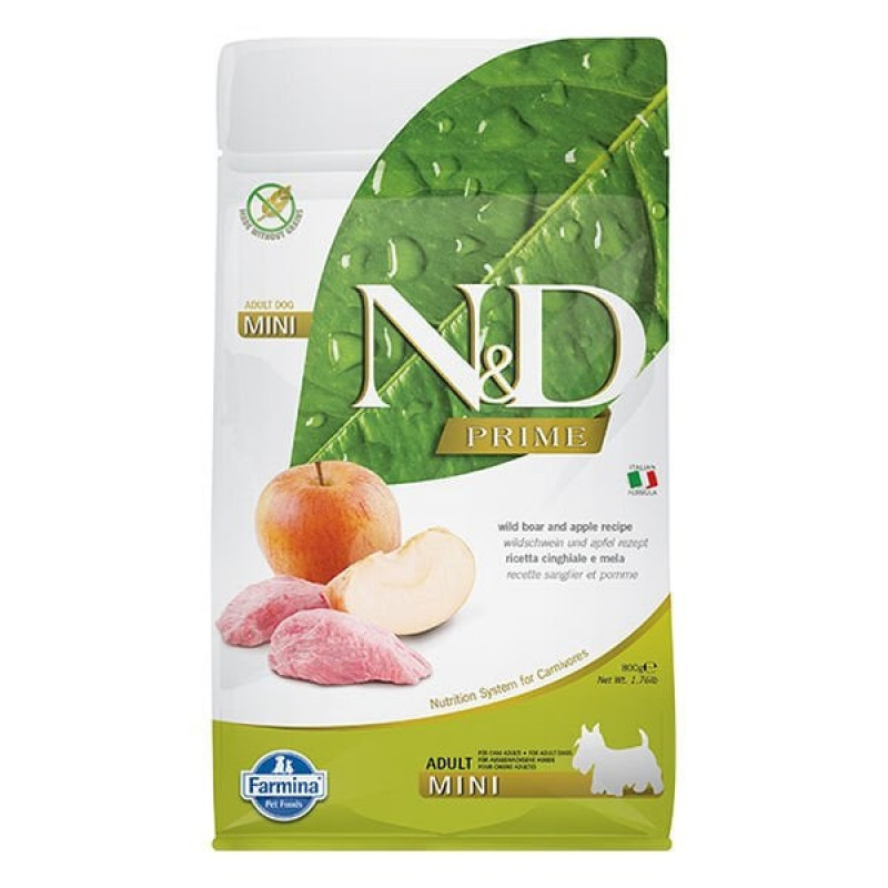 N&D Prime 800 Gr Mini Yaban Domuzu ve Elma | Yetişkin Köpek Kuru Maması N&D Prime 800 Gr Mini Yaban Domuzu ve Elma | Yetişkin Köpek Kuru Maması