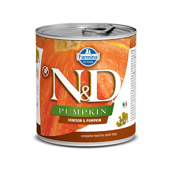 N&D Pumpkin 285 Gr Geyik ve Balkabağı | Yetişkin Köpek Konserve Maması