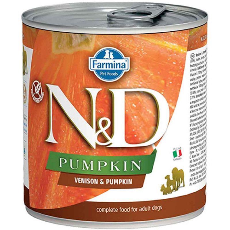 N&D Pumpkin 6 Adet Geyik ve Balkabağı 285 Gr | Yetişkin Köpek Konserve Maması N&D Pumpkin 6 Adet Geyik ve Balkabağı 285 Gr | Yetişkin Köpek Konserve Maması