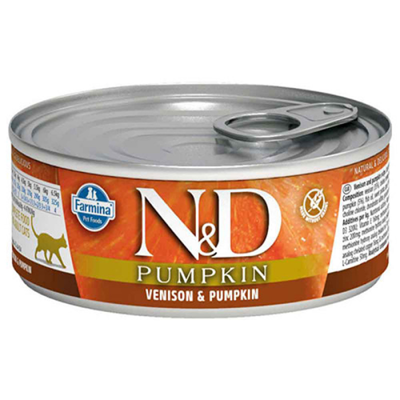 N&D Pumpkin 6 Adet Geyik ve Balkabağı 80 Gr | Yetişkin Kedi Maması N&D Pumpkin 6 Adet Geyik ve Balkabağı 80 Gr | Yetişkin Kedi Maması