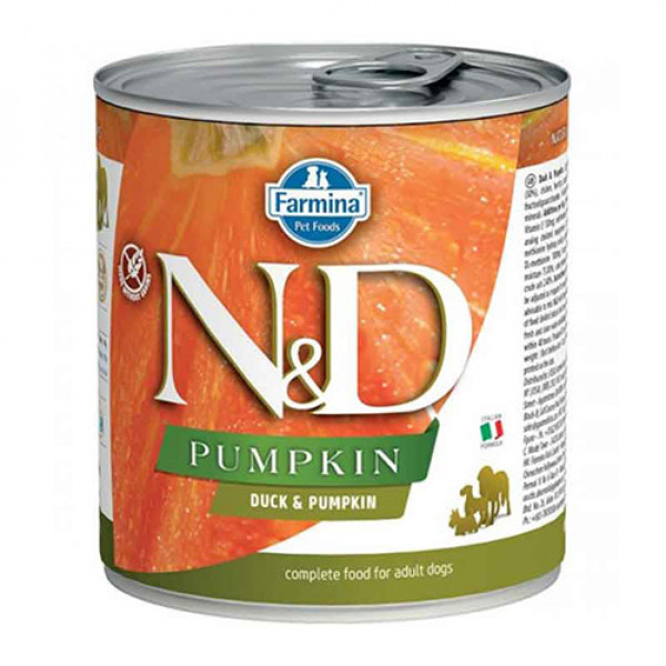 N&D Pumpkin 6 Adet Ördek ve Balkabağı 285 Gr | Yetişkin Köpek Konserve Maması