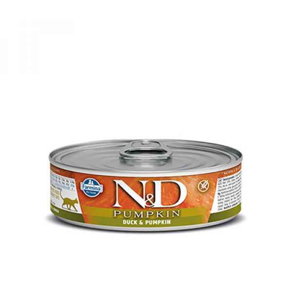 N&D Pumpkin 6 Adet Ördek ve Balkabağı 80 Gr | Kısırlaştırılmış Kedi Maması