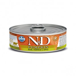 N&D Pumpkin 80 Gr Yaban Domuzu Balkabağı ve Elma | Yetişkin Kedi Maması N&D Pumpkin 80 Gr Yaban Domuzu Balkabağı ve Elma | Yetişkin Kedi Maması