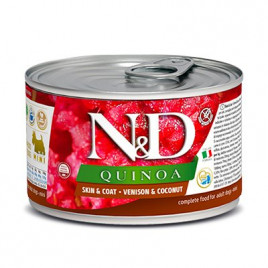 N&D Quinoa 140 Gr Skin & Coat Mini Ördek ve Hindistan Cevizi | Yetişkin Köpek Konserve Maması N&D Quinoa 140 Gr Skin & Coat Mini Ördek ve Hindistan Cevizi | Yetişkin Köpek Konserve Maması