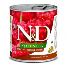 N&D Quinoa 285 Gr Skin & Coat Geyik ve Hindistan Cevizi | Yetişkin Köpek Konserve Maması N&D Quinoa 285 Gr Skin & Coat Geyik ve Hindistan Cevizi | Yetişkin Köpek Konserve Maması
