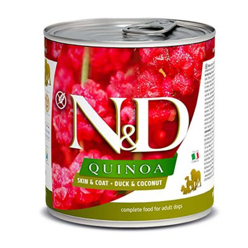 N&D Quinoa 285 Gr Skin & Coat Ördek ve Hindistan Cevizi | Yetişkin Köpek Konserve Maması