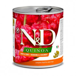 N&D Quinoa 285 Gr Skin & Coat Ringa ve Hindistan Cevizi | Yetişkin Köpek Konserve Maması N&D Quinoa 285 Gr Skin & Coat Ringa ve Hindistan Cevizi | Yetişkin Köpek Konserve Maması