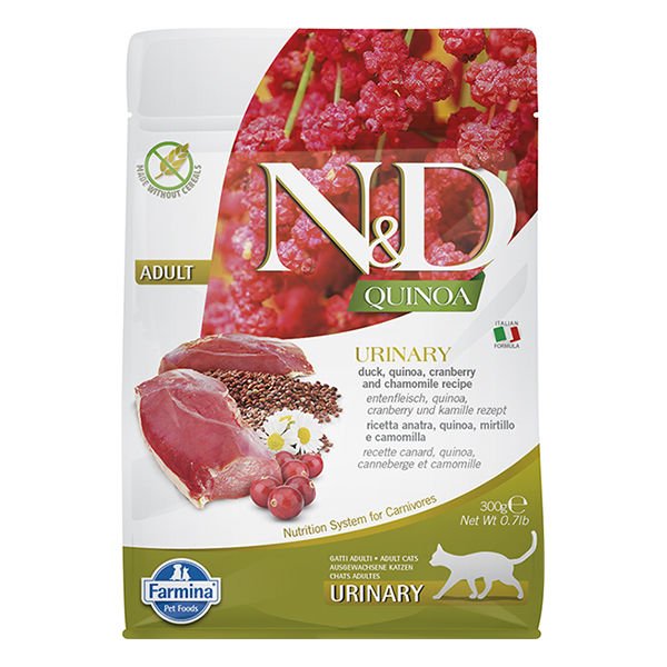 N&D Quinoa 300 Gr Urinary Ördek Kızılcık ve Papatya | Yetişkin Kuru Kedi Maması
