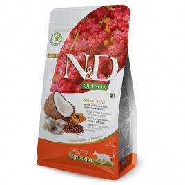 N&D Quinoa 5 Kg Skin & Coat Ringa Kinoa Hindistan Cevizi ve Zerdeçal | Yetişkin Kuru Kedi Maması N&D Quinoa 5 Kg Skin & Coat Ringa Kinoa Hindistan Cevizi ve Zerdeçal | Yetişkin Kuru Kedi Maması