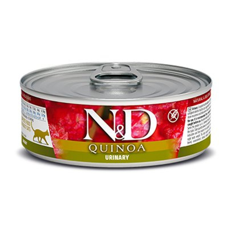 N&D Quinoa 80 gr Urinary Ördek Eti ve Kızılcık Papatya
