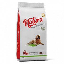 Natura 2.75 Kg Adult Düşük Tahıllı Kuzu Etli ve Narlı Orta ve Büyük Yetişkin | Yetişkin Köpek Kuru Maması