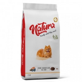 Natura  2.75 Kg Adult Düşük Tahıllı Somonlu ve Chia Tohumlu Küçük Irk Yetişkin | Yetişkin Köpek Kuru Maması