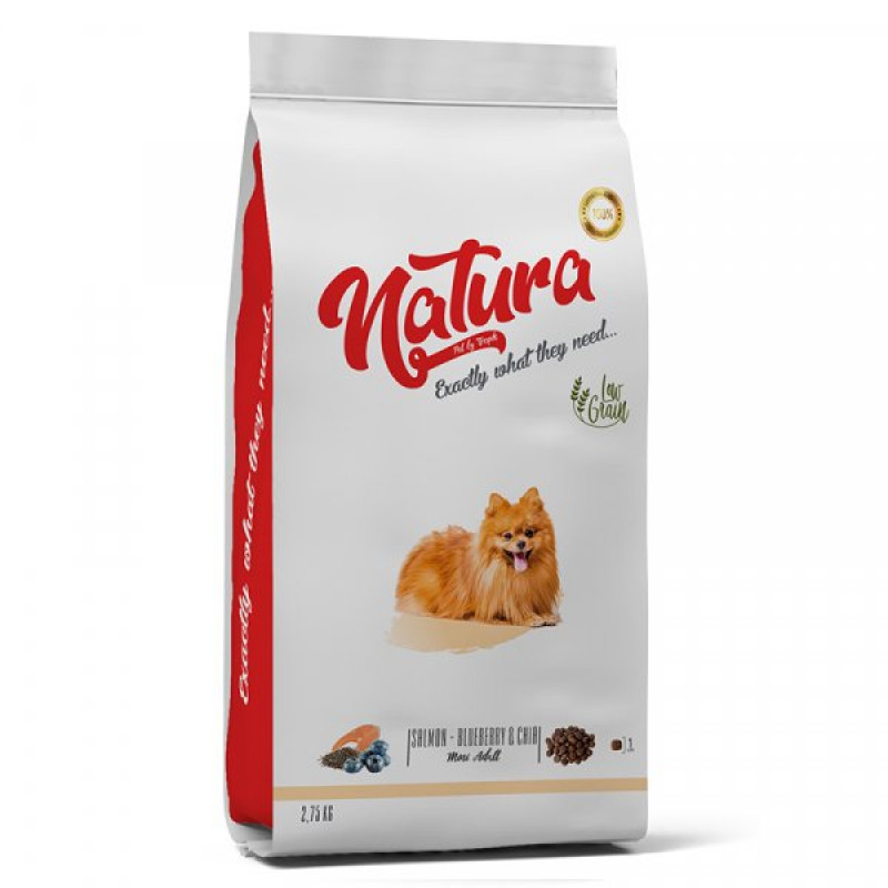 Natura 2.75 Kg Adult Düşük Tahıllı Somonlu ve Chia Tohumlu Küçük Irk Yetişkin | Yetişkin Köpek Kuru Maması Natura 2.75 Kg Adult Düşük Tahıllı Somonlu ve Chia Tohumlu Küçük Irk Yetişkin | Yetişkin Köpek Kuru Maması