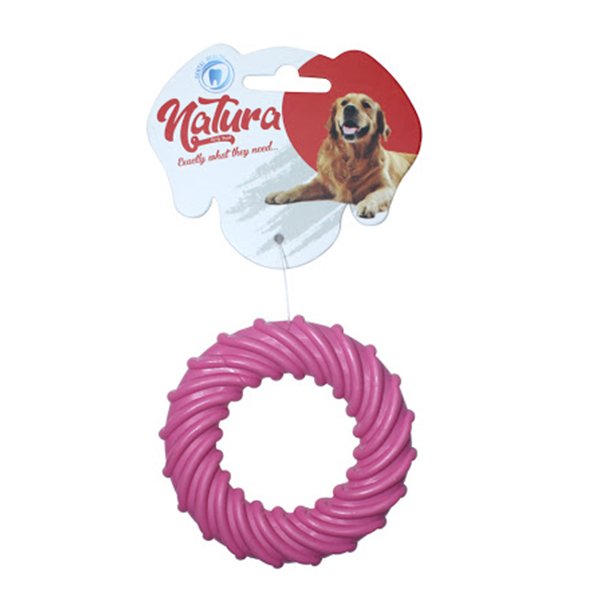 Natura 10 Cm Plastik Halka Oyuncak | Köpek Çiğneme