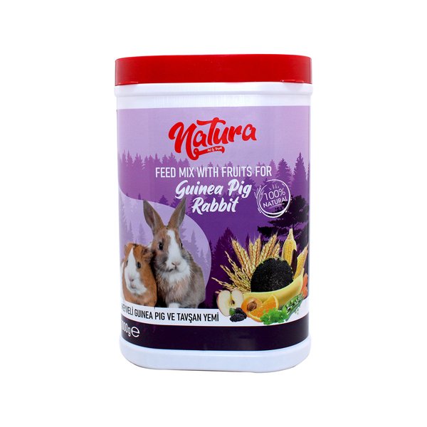 Natura 1000 Gr Mıx Wıth Fruıts Forguınea Pıg & Rabbıt | Ginepig Yemi