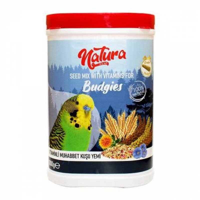 Natura 1000 Gr Seed Mıx Wıthvıtamıns For Budgıes | Kuş Yemi Natura 1000 Gr Seed Mıx Wıthvıtamıns For Budgıes | Kuş Yemi