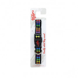 30-45 Cm Yetişkin Renkli Kemik Desenli Boyun Tasması Siyah | Köpek Boyun Tasması 30-45 Cm Yetişkin Renkli Kemik Desenli Boyun Tasması Siyah | Köpek Boyun Tasması