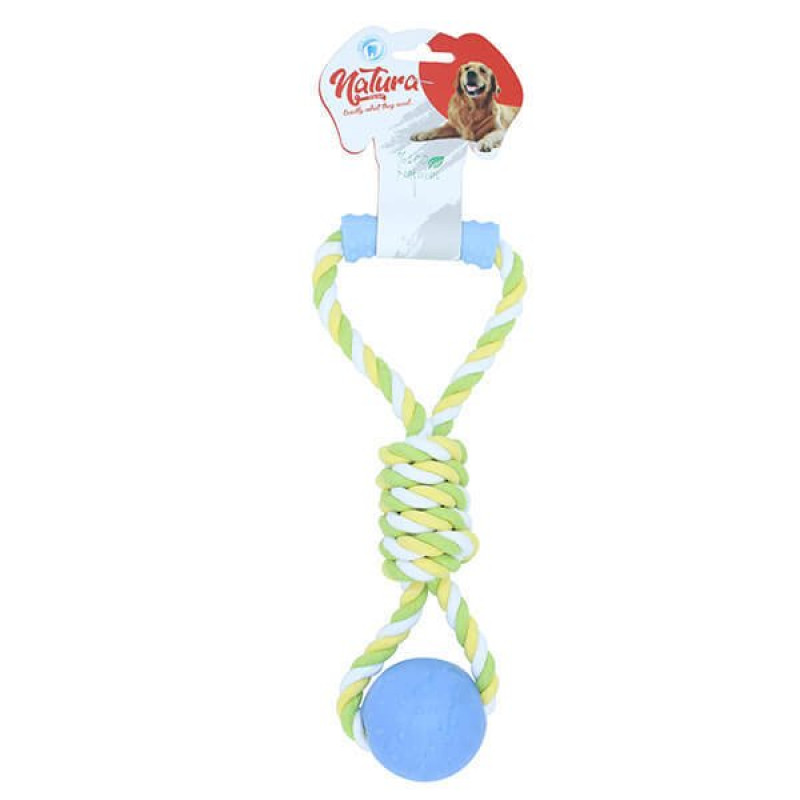 Natura 31 cm Plastik Toplu ve Saplı Çekme Çiğneme Oyuncağı | Köpek Çiğneme Natura 31 cm Plastik Toplu ve Saplı Çekme Çiğneme Oyuncağı | Köpek Çiğneme