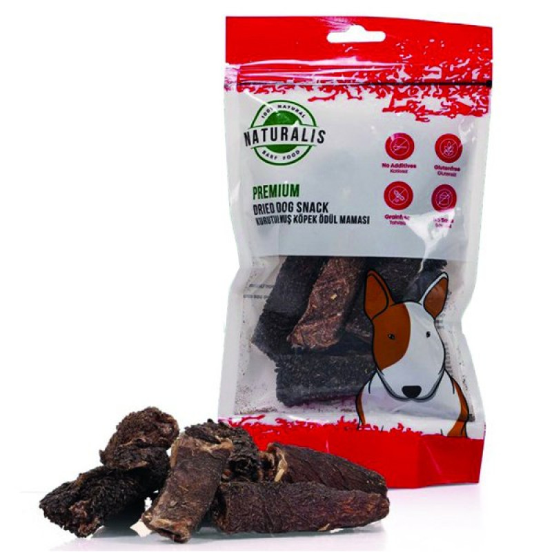 Naturalis 100 Gr Kurutulmuş Kuzu İşkembe ve Sığır Barf | Kurutulmuş Köpek Ödül Maması