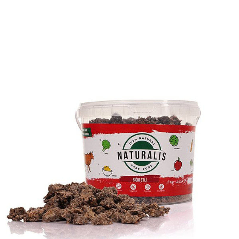 Naturalis 500 Gr Smart Barf 100% Natural Sığır Etli Yetişkin | Yetişkin Köpek Kuru Maması