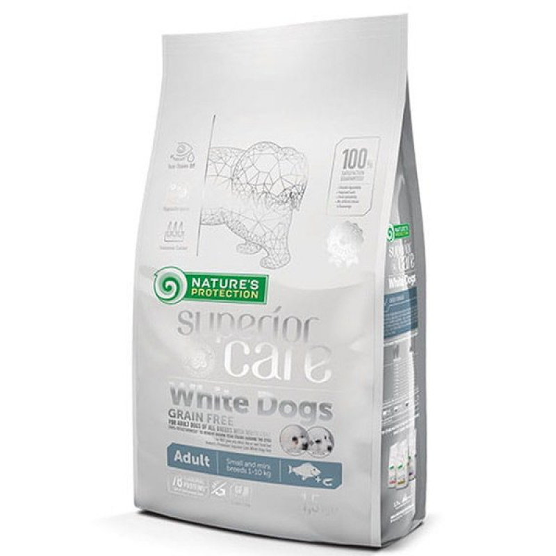 Nature's Protection 10+2 Kg Adult Beyaz Tüylü Küçük Irk Balıklı Yetişkin | Yetişkin Köpek Kuru Maması Nature's Protection 10+2 Kg Adult Beyaz Tüylü Küçük Irk Balıklı Yetişkin | Yetişkin Köpek Kuru Maması