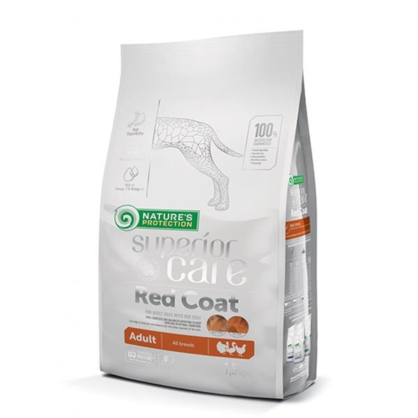 Nature's Protection 17 Kg Superior Care Red Coat Adult Kümes Hayvanlı | Tahılsız Köpek Kuru Maması