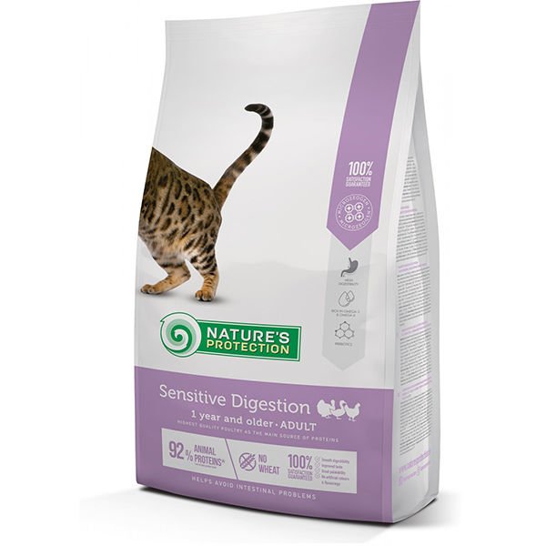 Natures Protection 2 Kg Sensitive Digestion Kümes Hayvanlı Hassas Yetişkin | Yetişkin Kuru Kedi Maması