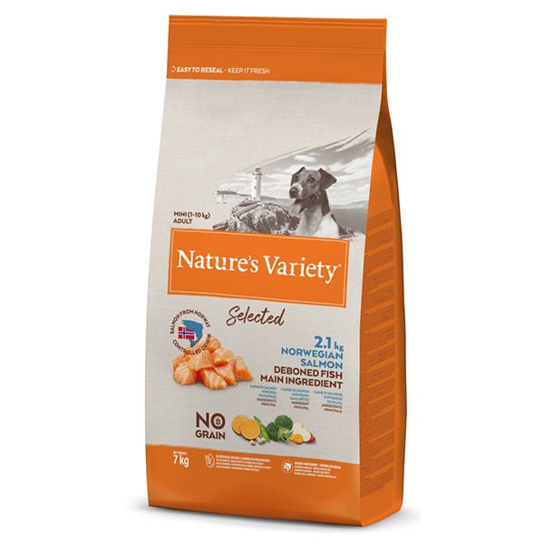 Nature's Variety 7 Kg Selected Adult Mini Norveç Somonu | Yetişkin Köpek Kuru Maması