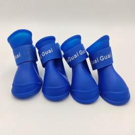 Silikon Yürüyüş Botu Mavi M | Köpek Patik Ayakkabısı Silikon Yürüyüş Botu Mavi M | Köpek Patik Ayakkabısı