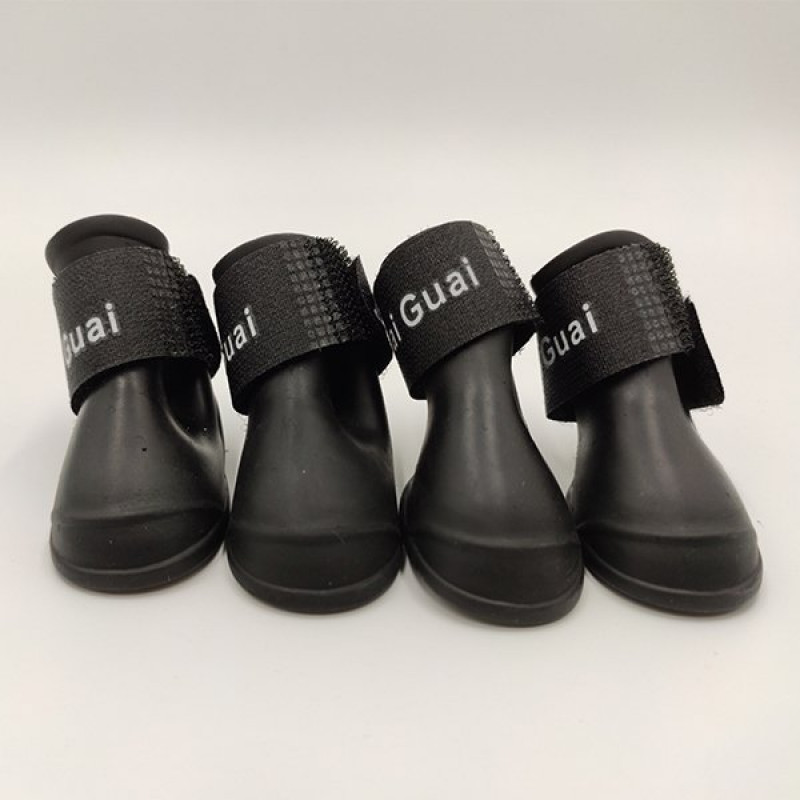 Nunbell Silikon Yürüyüş Botu Siyah L | Köpek Patik Ayakkabısı Nunbell Silikon Yürüyüş Botu Siyah L | Köpek Patik Ayakkabısı