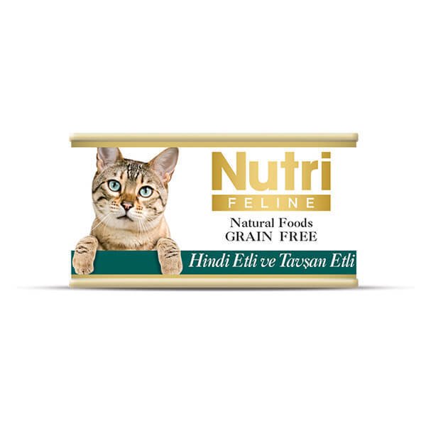 Nutri Feline 85 Gr Hindili Tavşanlı Tahılsız  