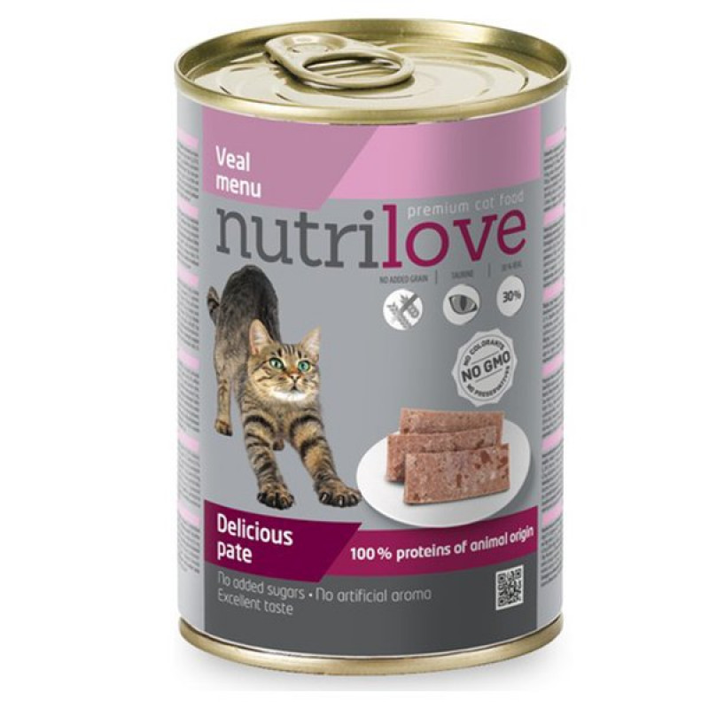 Nutrilove 400 gr Dana Etli Tahılsız Pate Ezme Nutrilove 400 gr Dana Etli Tahılsız Pate Ezme